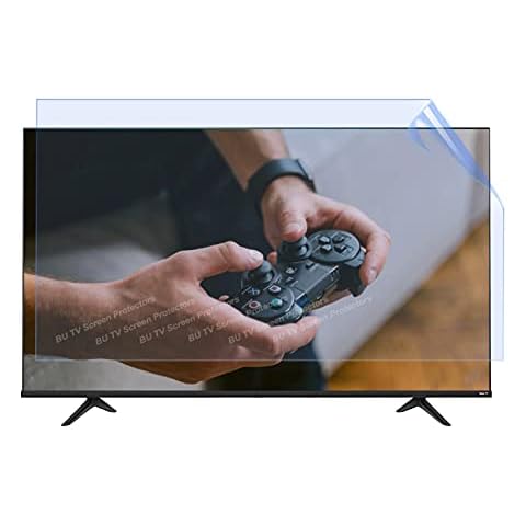 BU TV Screen Protectors 50 Inch Anti Glare TV Film,Anti Blue Light Anti Scratch Film Anti Glare TV Screen Protector 50 Inch Glare TV Glare Stopper Cover