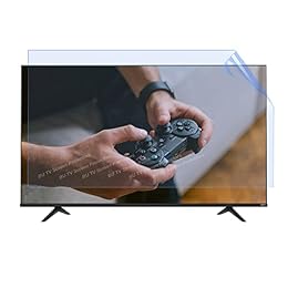 BU TV Screen Protector 50 Inch Anti-Glare Film, Anti Blue Light, Anti-Scratch, Glare Stopper