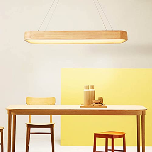 Dmuniz Chandeliers Chandelier Pool Table Chandelier, Adjustable Height/Wood Lights,Billiard Table, Bedroom/Pool Table/Study/Dimmable/L90Cm #TOP3