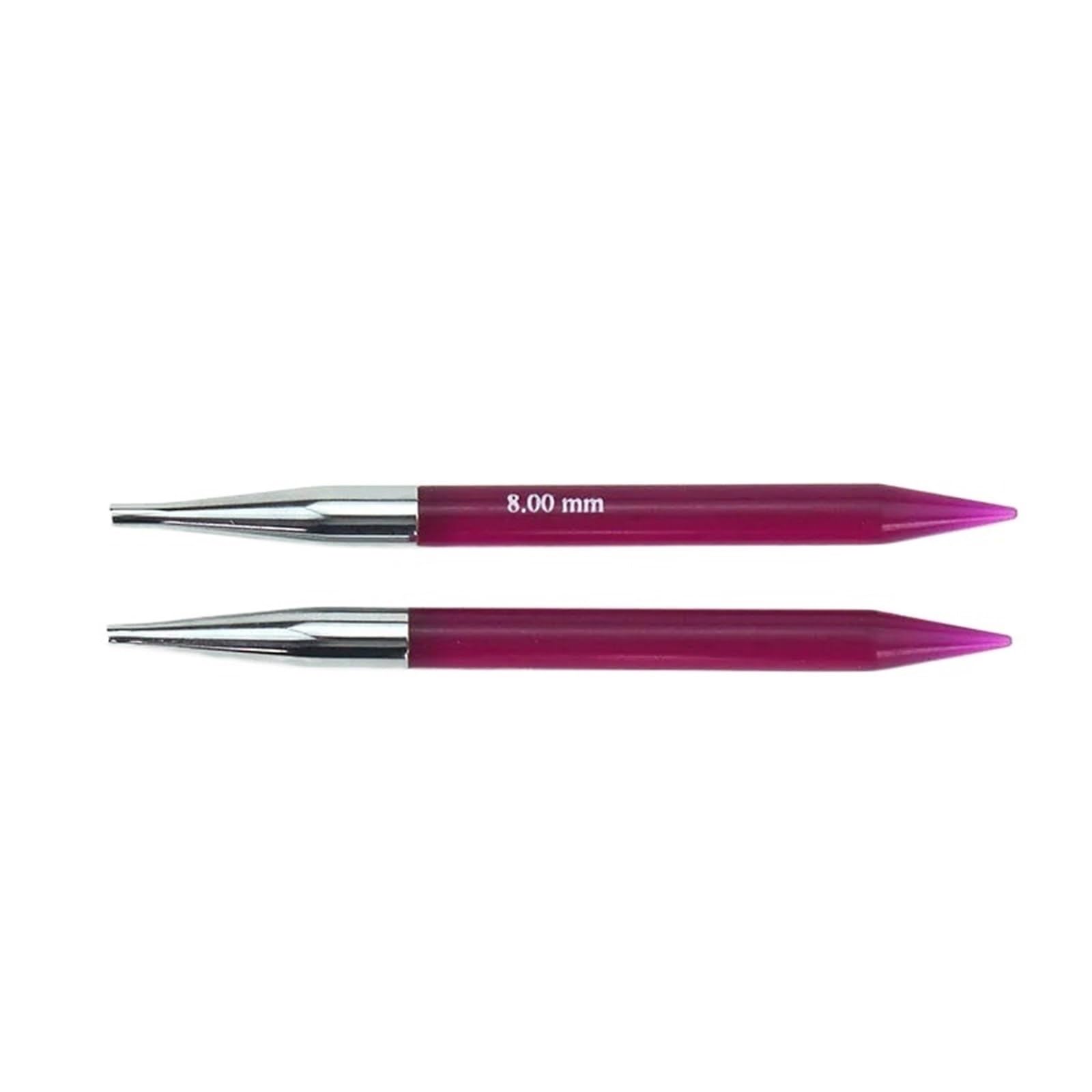 Knitting Needles 1 piece Interchangeable Circular Needle Tips Single Point Knitting(8.0 mm)