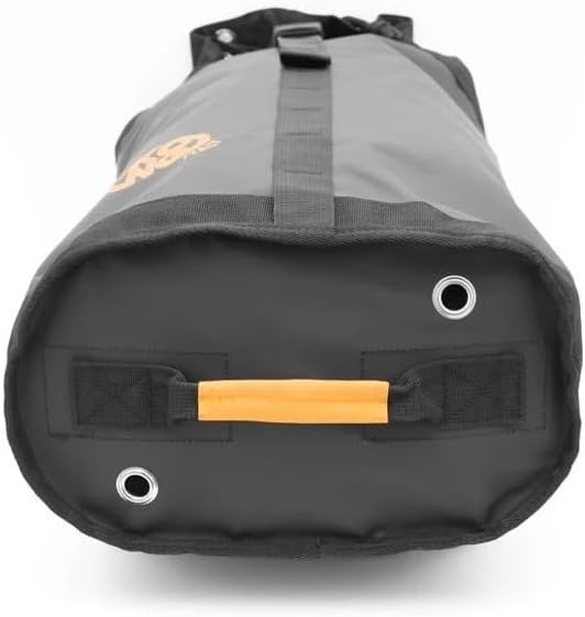 Rope Bag Heavy-Duty PVC Rope and Gear Carry Bag with Reinforced Bottom, Breathable Drain Holes, Padded Straps & Drawstring Closure, 28L / 43L Capacity, Made in Italy