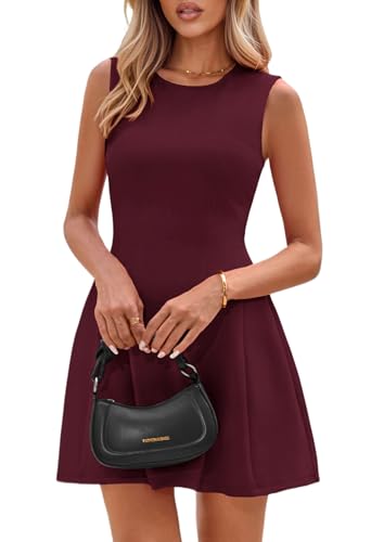 Image of PRETTYGARDEN Summer Dresses for Women 2026 Elegant Classy Spring A Line Business Casual Work Graduation Cocktail Short Dress