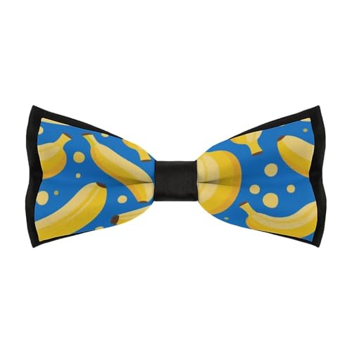 Men's Pre-Tied Bow Tie - Adjustable Neck Band for Weddings & Formal Events