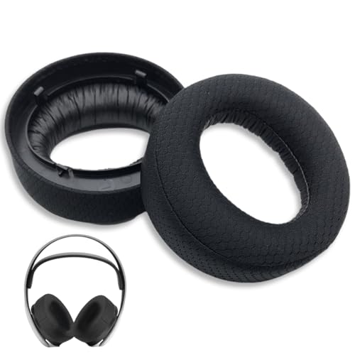 HAMKU 2 Piezas Almohadillas De Repuesto Para Ps5 Pulse 3D Con Tejido Transpirable y Espuma,Aislan El Ruido y Mejoran La Comodidad De Uso