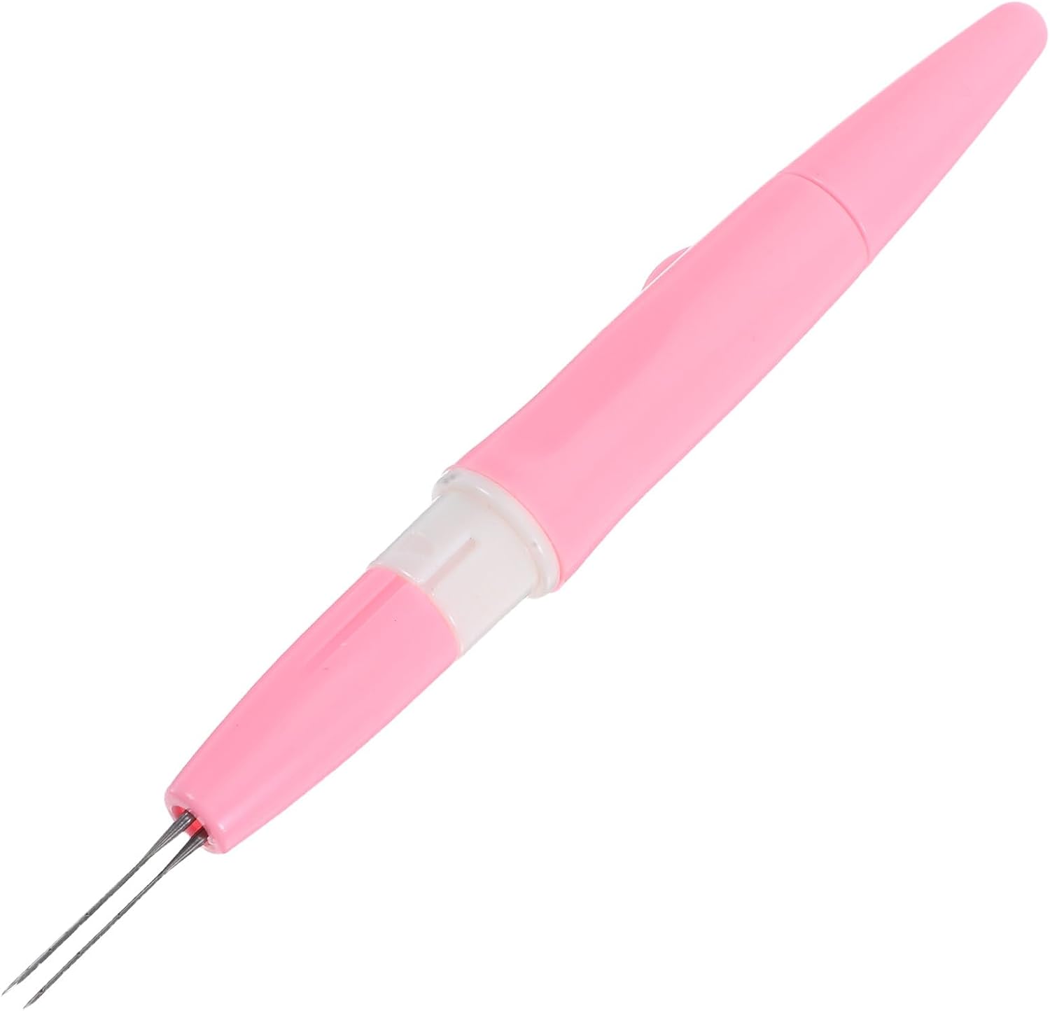 Pink Needle Felting Pen Tool Set with Protective Cap, Alloy