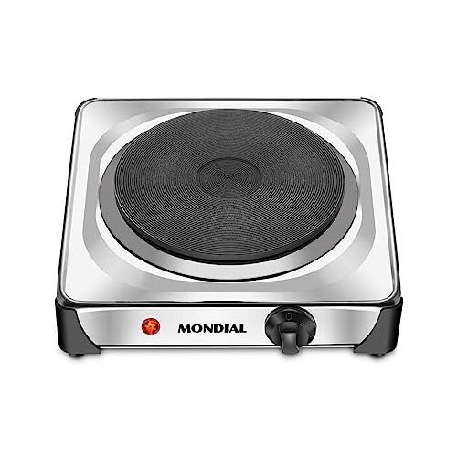 MONDIAL Fogão Elétrico Fast Cook, Inox, 1000W, 220V - FE-04 MONDIAL Fogão Elétrico Fast Cook, Inox, 1000W, 220V - FE-04