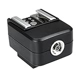 Der Blitzschuhadapter ist kompatibel mit folgende Blitzgeräte: Canon 380EX, 420EX, 420EZ, 430EX, 430EXII, 540EZ, 550EX, 580EX, 580EXII / Nikon SB24, SB26, SB27, SB28, SB28DX, SB80DX, SB600, SB700, SB800, SB900 / Pentax AF360FGZ, AF500FGZ, AF540FGZ / Olympus FL-36R, FL-50R