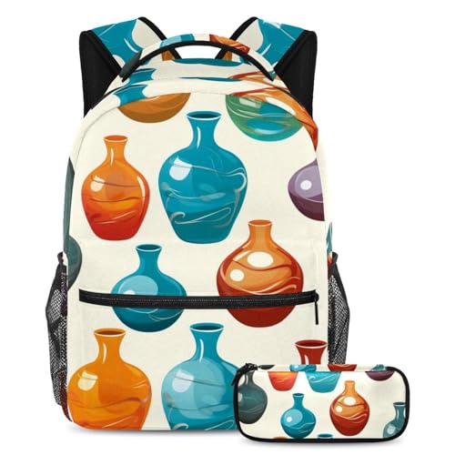 Sac à dos polyvalent 2 pièces boule de bowling colorée bonbon 30 pour ranger vos affaires