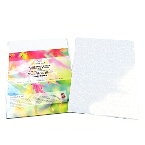 Autocollants holographiques A4 Evergreen Goods pour personnaliser vos carnets et stickers
