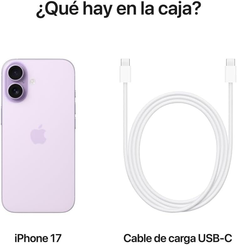 Apple iPhone 17, 256GB, SIM Global, Lavender- Unlocked (Renewed