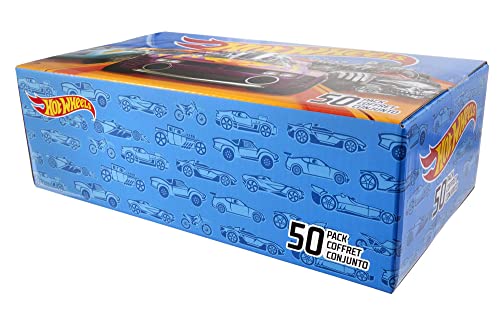 Hot Wheels 50-Car Pack Of 1:64 Scale Vehicles Individually Packaged, Gift For Collectors & Kids Ages 3 Years Old & Up #TOP4