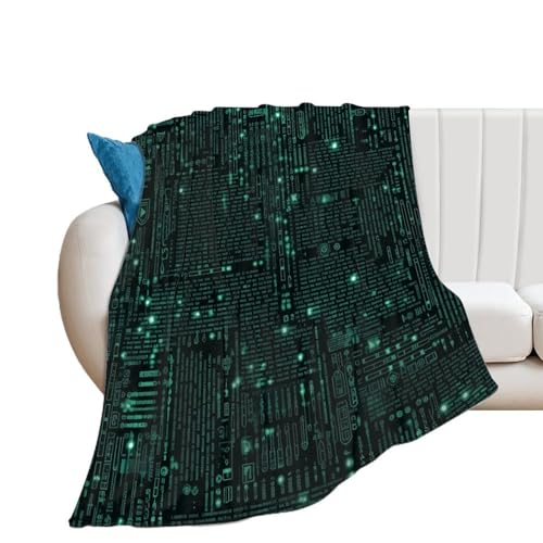 Couverture flanelle hacker légère résout le froid sur le lit sans étouffer