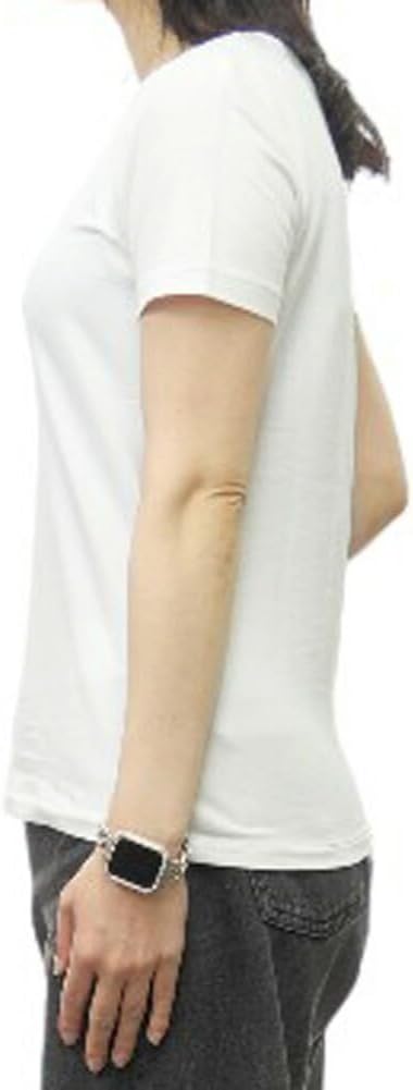 [エンポリオアルマーニ] EA7 レディース ラウンドネック Tシャツ 7W000183 AF10373 ホワイト [並行輸入品]