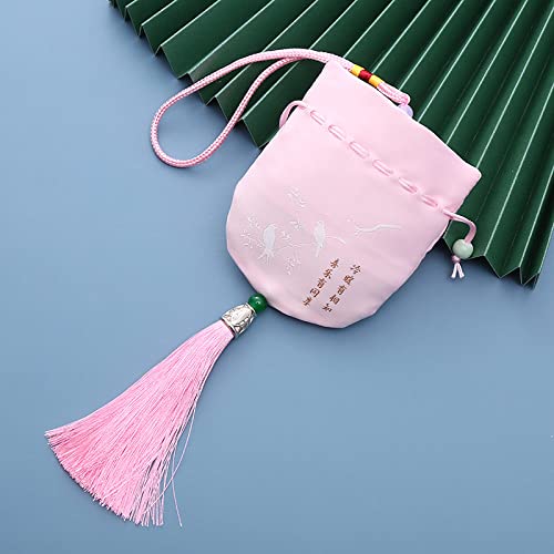 4 bolsas pequeñas de saquito tradicional chino para ambientar miniatura 2
