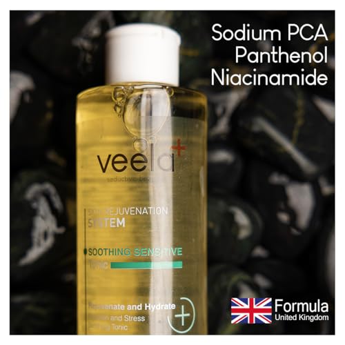 Veela Cilt Yenileyici ve Arındırıcı Tonik – Soothing Sensitive Tonic, Bitkisel Meyve Asitli, Nemlendirici ve Yatıştırıcı Bakım