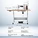VEVOR Industrial Sewing Machine, 5000s.p.m Heavy-duty Lockstitch Sewing Machine with 550W Servo Motor Table Stand, Electro-mechanization Intelligent Start-stop, 0-5mm Industrial Straight Stitch