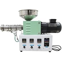 TECHTONGDA Filament Extruder ABS PLA Plastic Pressing Machine Single Screw Rod 0.1inch Extruding Diameter Filament 1.37inch Screw Rod Diameter SJ35