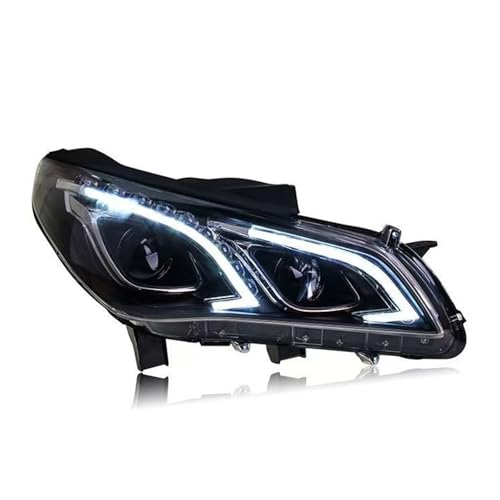 CYOMKWO Car Styling Head Lamp Compatible for Hyundai Sonata 2016-2017 LED Headlight DRL Hid Bi Xenon Auto Accessories(Headlight Xenon)