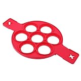 Pancake Mold Silicone Egg Rings,Fried Egg Mold for Frying Griddle Egg Rings Pancake Mold 7 Cavity No