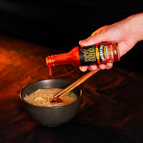 Image of Hot Ones Pickled Garlic Sriracha Hot Sauce | Spicy, Savory Sriracha Made With Natural Ingredients | 5 Fl Oz. (3 Pack)