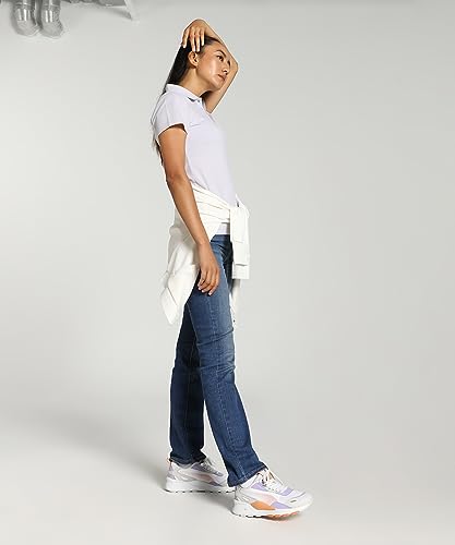 Image of Puma Women's Polo T-Shirt | Cotton Regular Fit Short Sleeve Polo with Ribbed Collar & Button Placket | Classic Everyday T-Shirt for Casual, Sport & Streetwear
