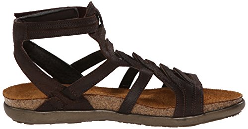 Naot Women's Sara Gladiator Sandal, Brown, 37 Eu/6 M Us #TOP5