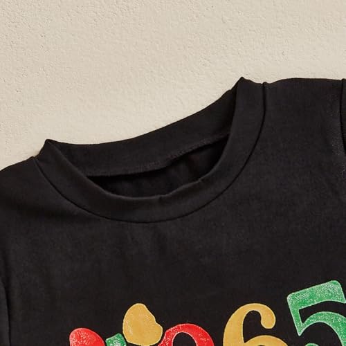 Image of Kids Juneteenth T-Shirt for Toddler Boys Girls Coquette Bow 1865 Black History Celebrate American African Freedom Top