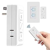 Smart Lighting Lamp Dimmer, Plug in Dimmer Switch, with Remote, Outlet for Dimmable LED, CFL, Halogen and Incandescent Bulbs, Work with Alexa for Voice Control