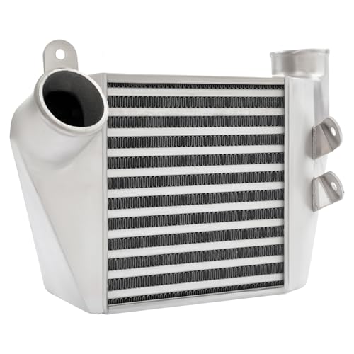 Silver Bolt-On Side Mount Turbo Upgrade Intercooler It For 1999-2004 Vw Golf/Vw Jetta Mk4 1.8t Aluminum Turbo System