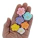 Edible Cupcake Decorations, Dainty Bess Primrose Edible Sugar Flowers, Royal Icing Flower Decorations for Cake Toppers and Cupcake Toppers, by Global Sugar Art, 24 Count