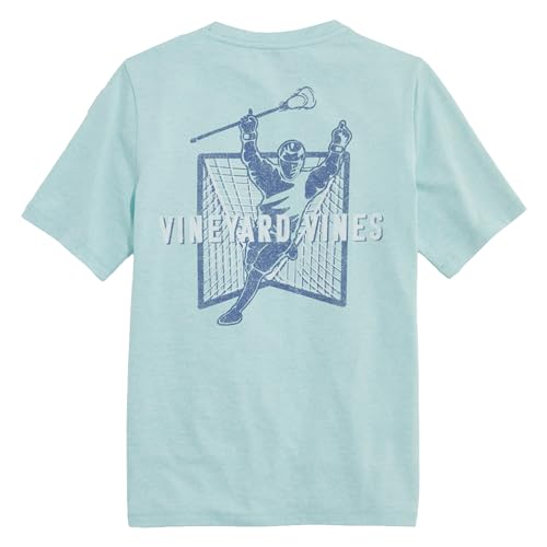 vineyard vines Boys' Shot on Goal Short-Sleeve Harbor Performance Tee