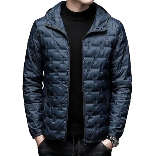 Veste matelassée légère hommes contre le froid doudoune zippée thermique