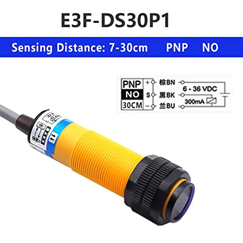Capteur infrarouge E3F-DS30P1 avec distance réglable de 7 à 30 cm