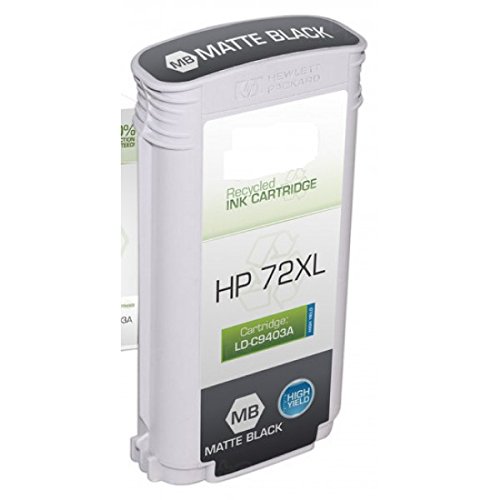 Italy'S Cartridge Cartuccia Hp 72, Matte Black, Compatibile Per Hp Designjet T1100, T1200, T1300, T2300 72, 130 Ml