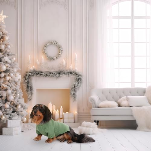 KONVINIT Hundepullover Kleine Hunde Winter Warmer Hund Pullover Weich Rollkragen Strickpullover für Welpen Hunde