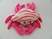 Produktbild Stofftier Krabbe 20 cm, pink, Kuscheltier, Plüschtier, Krabben Krebs