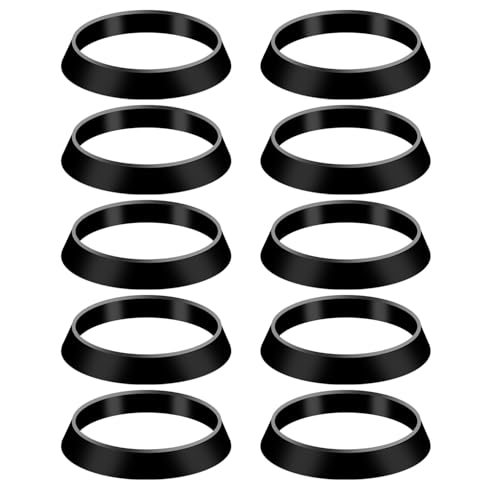 10pcs Joint Conique, Joint de Tuyau d'Évacuation Rondelles de Joint Conique pour Tuyau d'Évacuation de 1 1/2 Pouce Siphon Anti-Odeurs d'Évier Diamètre...
