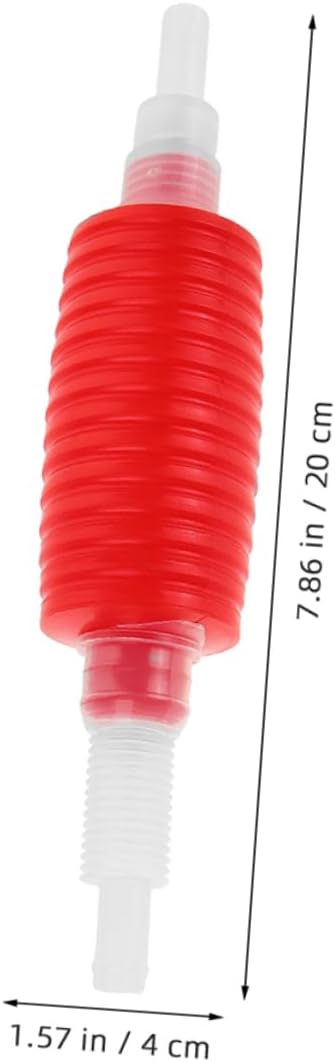 PRETYZOOM Portable Hand Pump Siphon Hose Fuel Siphon Pump Oil for Car Yacht and Outdoor Activities
