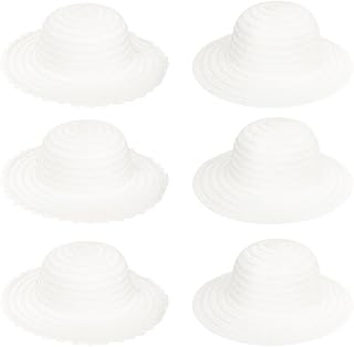 6pcs Diy Straw Hats for Boy Girl Creative Hand-painted Graffiti Hats for Dancing Parties Craft Supplies for Years Old Lightweight Decorative for Unique Designs