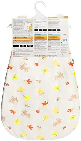 Grobag Baby Sleeping Bag - 2.5 Tog Woodland Fayre Design 100% Cotton Unisex Nursery Side Zip Opening Sleep Sack (0-6 Months)
