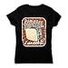 Graphic Gear - Maglietta da donna con citazione tostapane Nero M