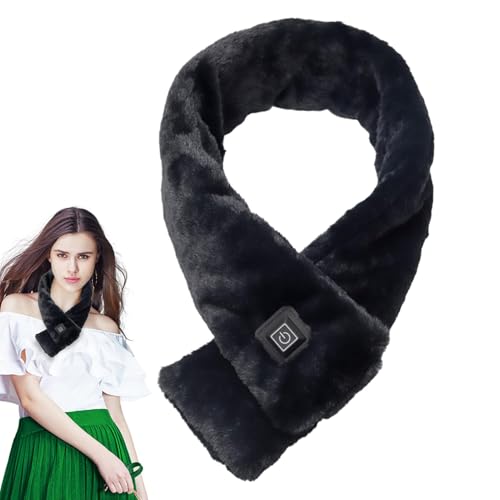 Lenço elétrico aquecido, lenço de aquecimento elétrico | Lenço aquecido recarregável para homens | A