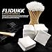 FLIDUKK Gun Cleaning Supplies 1000 PCS Gun Cleaning Patches +300PCS Pointed Gun Cleaning Swabs -2