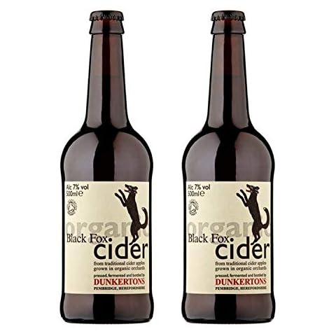 Dunkertons Organic Black Fox Sparkling Cider 500ml - (Pack of 2) Cover