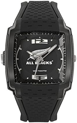 All Blacks Men's Analogue Quartz Watch with Plastic Strap – 680135