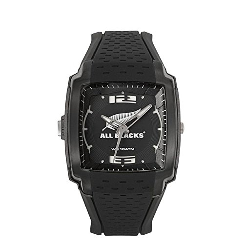 All Blacks Men's Analogue Quartz Watch with Plastic Strap – 680135