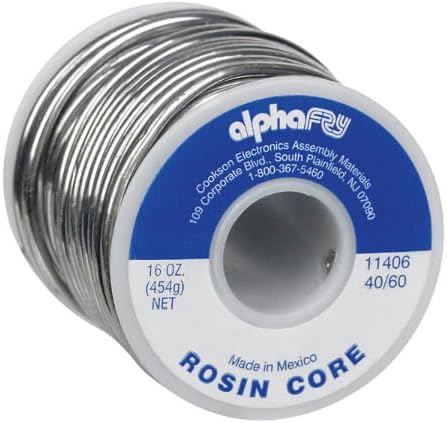 Alpha Fry AM11406 40/60 Solder With Rosin Core