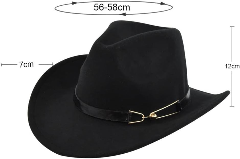Jazz Hats Cowboy HatsFur Felt Retro