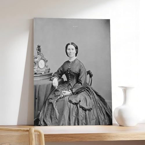 Poster Clara Barton impression sur toile 20x30 cm déco murale