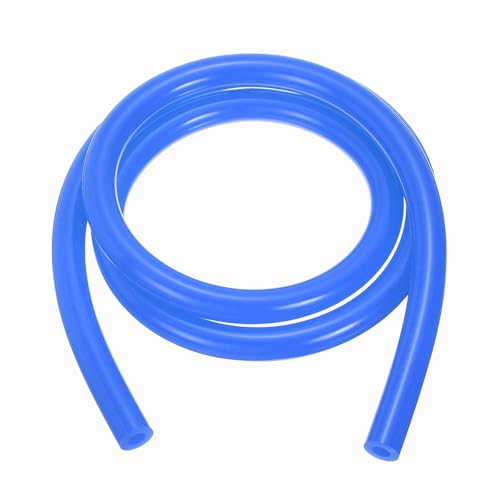 uxcell 5mm ID x 11mm OD Silicone Tubing, 3.3ft High Temp Silicone Air Tube Drip Irrigation Hose Pipe for Home Brewing Wine Beer Line and Aquaponics, Blue